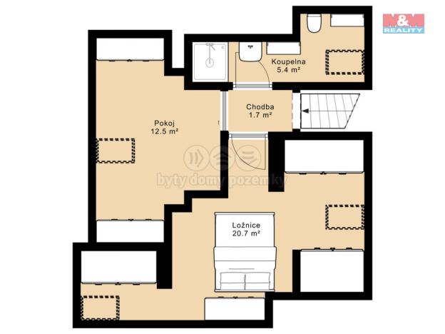 Prodej bytu 3+kk, Praha - Karlín, Křižíkova, 92 m2