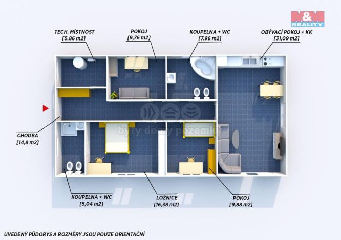Prodej rodinného domu, Mirošov - Myť, 101 m2