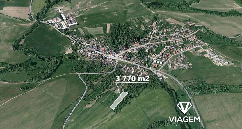Prodej zahrady, Doubravy, 3770 m2
