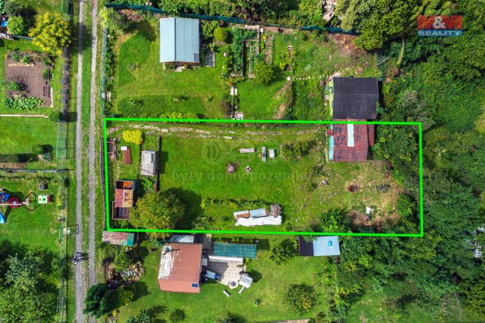 Prodej zahrady, Děčín, Mendelova, 476 m2