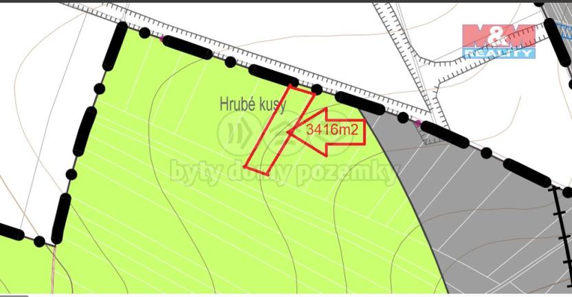 Prodej pole, Olomouc - Řepčín, 3416 m2