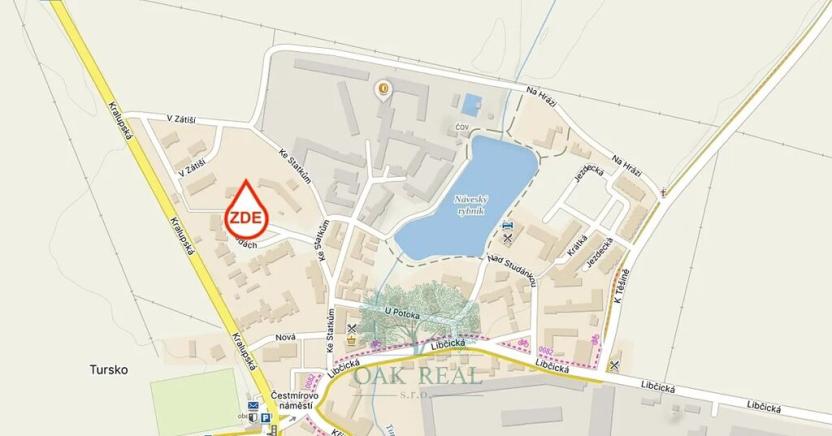 Prodej pozemku pro bydlení, Tursko, 654 m2