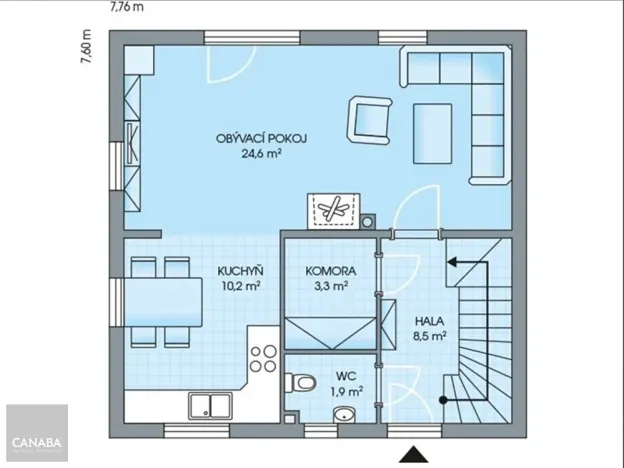 Prodej rodinného domu, Hostouň, 97 m2