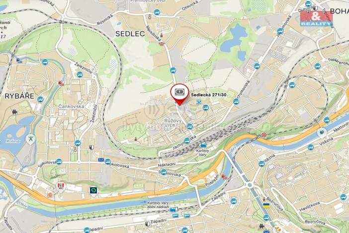 Pronájem kanceláře, Karlovy Vary - Rybáře, Sedlecká, 374 m2