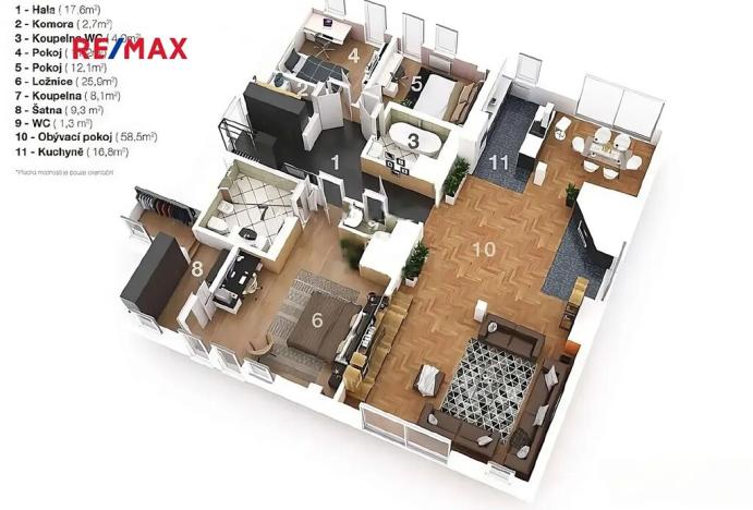 Prodej bytu 4+kk, Praha - Smíchov, Astlova, 187 m2