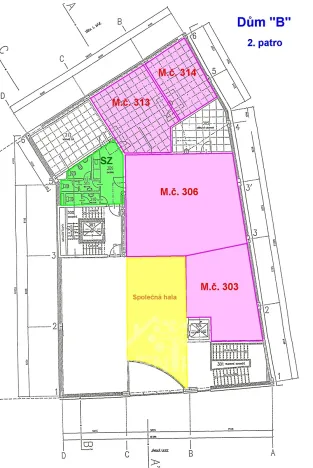 Pronájem kanceláře, Liberec, 1. máje, 59 m2
