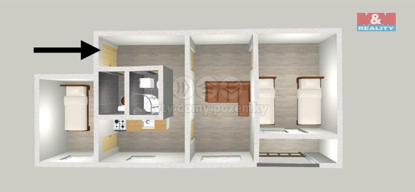 Pronájem bytu 3+1, Mladá Boleslav - Mladá Boleslav II, Havlíčkova, 76 m2