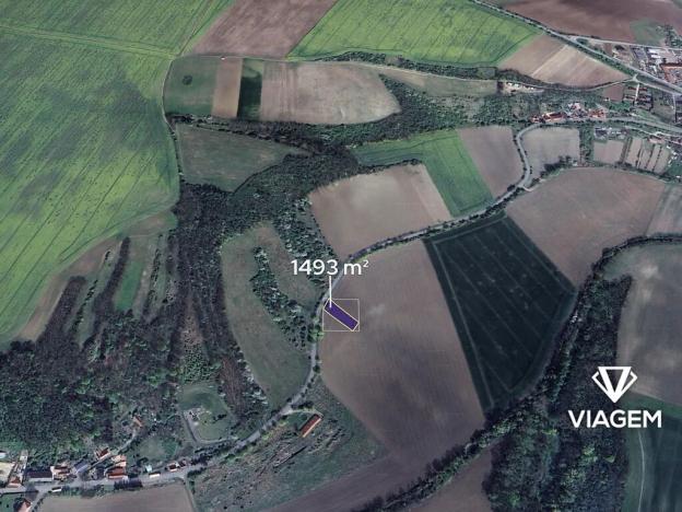 Prodej pole, Sazená, 1493 m2