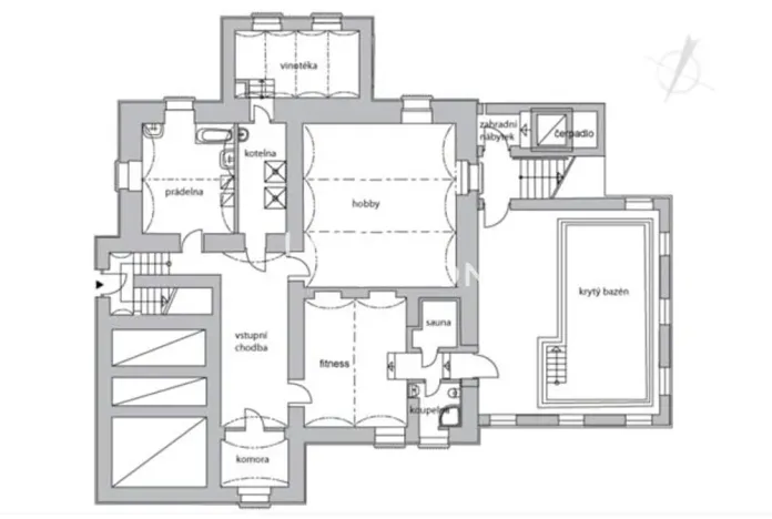 Pronájem vily, Praha - Vokovice, Ke dvoru, 827 m2