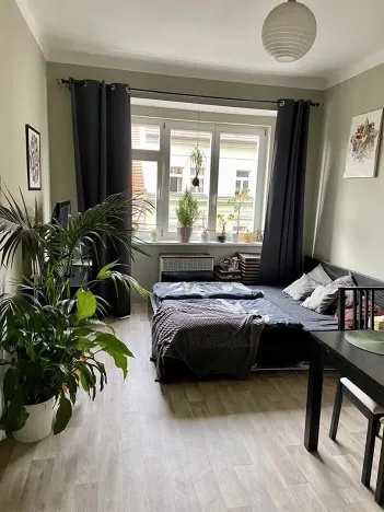 Pronájem bytu 1+kk, Praha - Břevnov, Šlikova, 26 m2