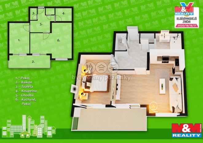 Prodej bytu 2+kk, Žacléř - Prkenný Důl, 64 m2