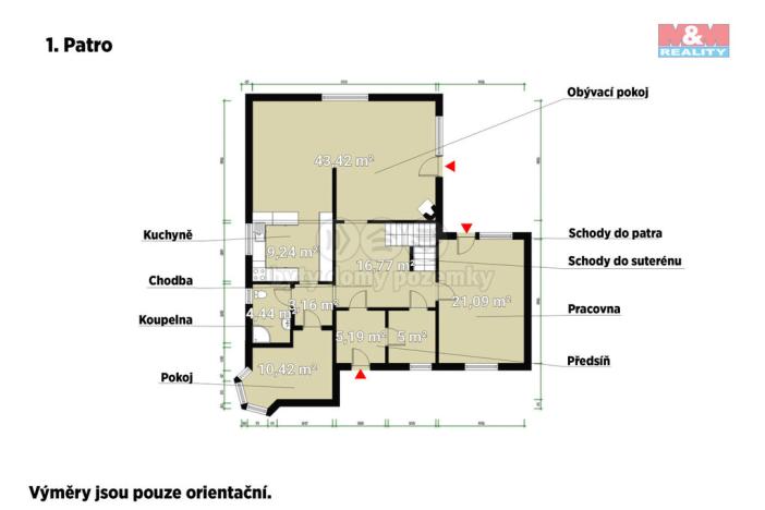 Prodej rodinného domu, Praha - Modřany, Vojtova, 328 m2