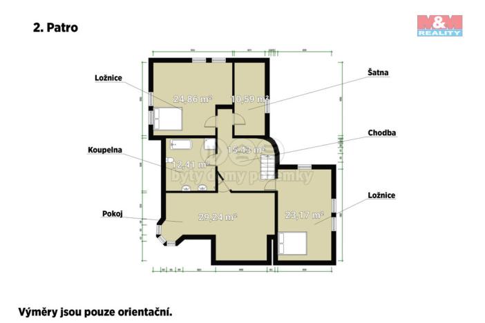 Prodej rodinného domu, Praha - Modřany, Vojtova, 328 m2