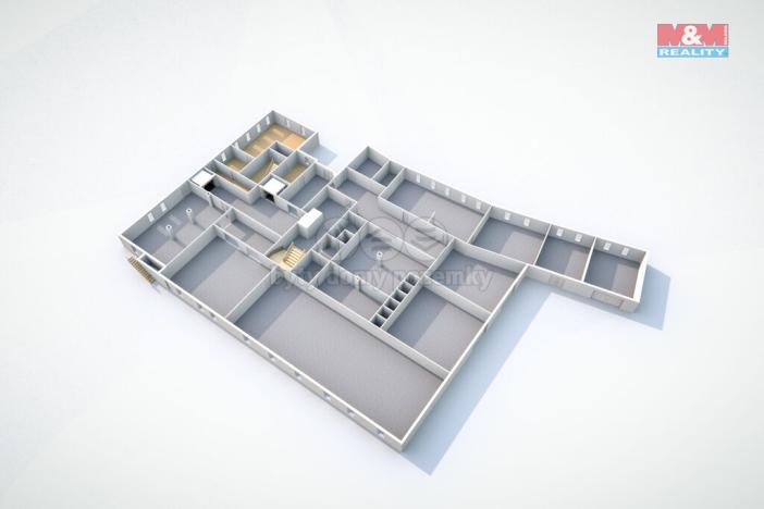 Prodej výrobních prostor, Jílové, Teplická, 3160 m2