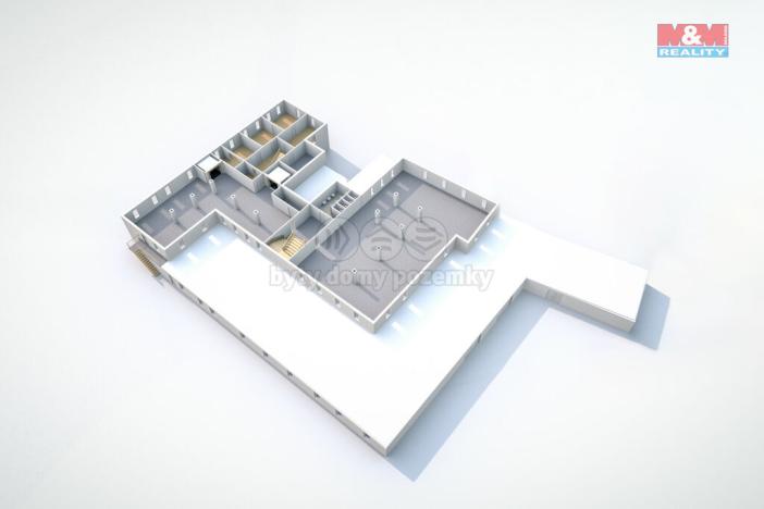 Prodej výrobních prostor, Jílové, Teplická, 3160 m2