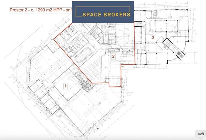 Pronájem obchodního prostoru, Praha, 1290 m2