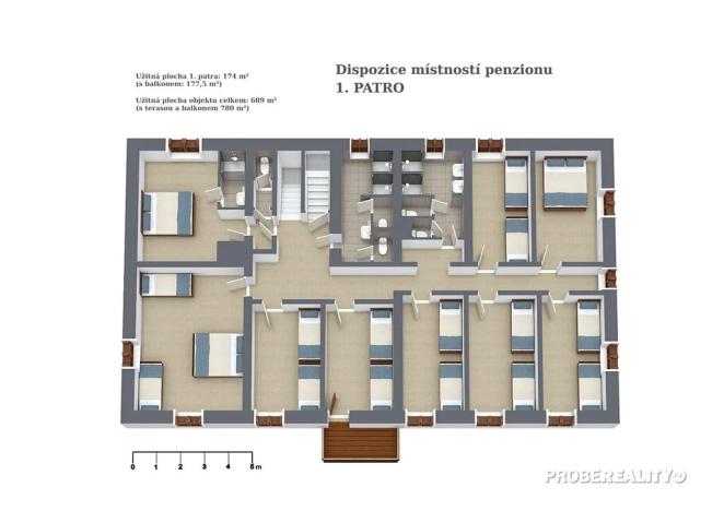 Prodej ubytování, Zvíkovské Podhradí, 780 m2
