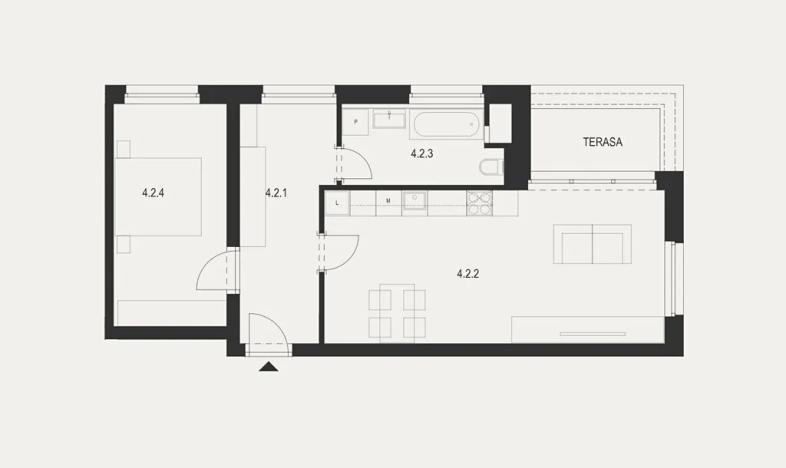 Prodej bytu 2+kk, Dobřany, Ústavní, 62 m2