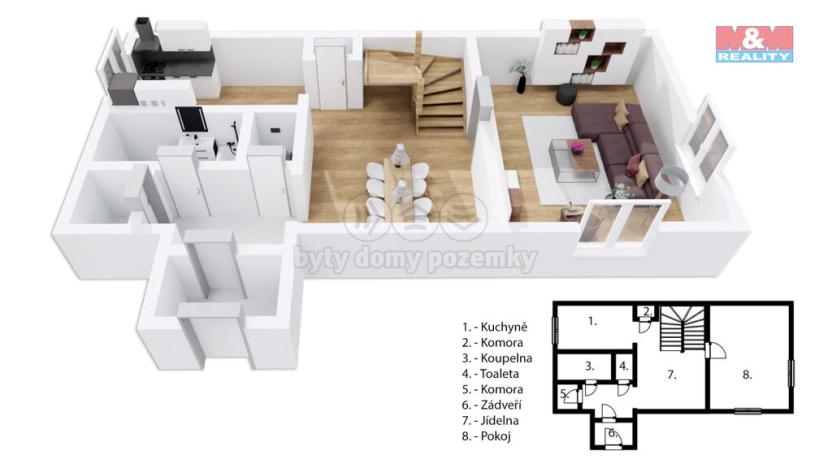 Prodej chalupy, Sobkovice, 176 m2