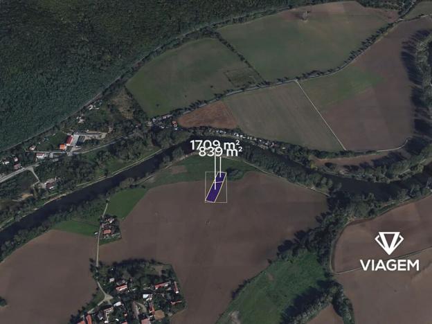 Prodej podílu pole, Praha - Lipence, 1433 m2