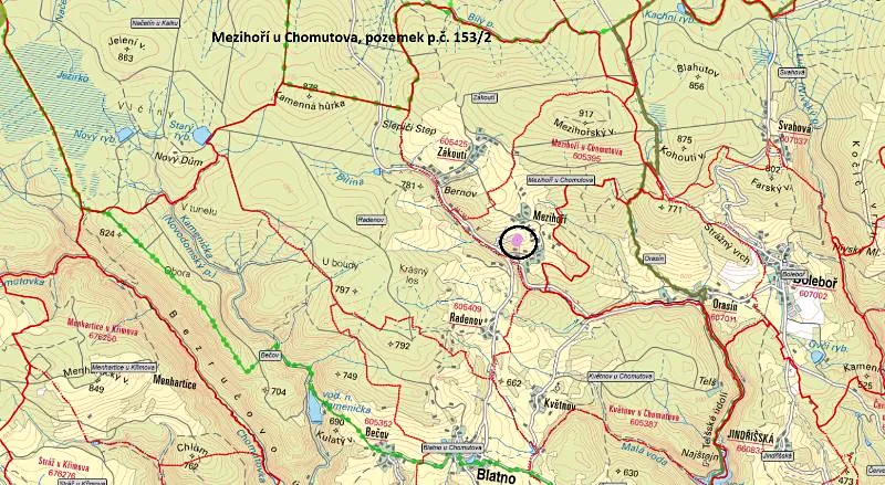 Prodej pozemku, Blatno, 264 m2