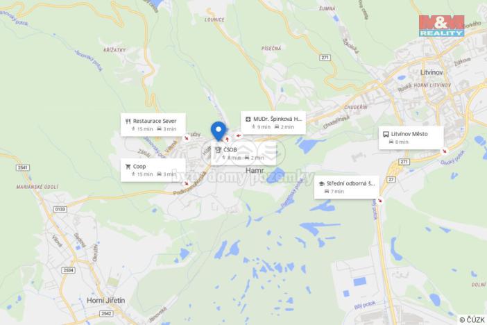 Pronájem bytu 4+1, Litvínov - Janov, Hamerská, 74 m2