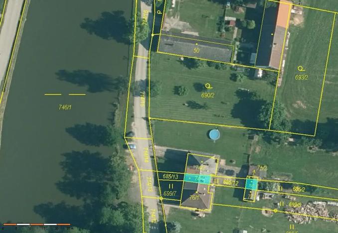 Prodej podílu pozemku pro bydlení, Záblatí, 43 m2