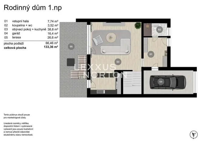 Prodej rodinného domu, Praha - Ďáblice, Červenomlýnská, 150 m2