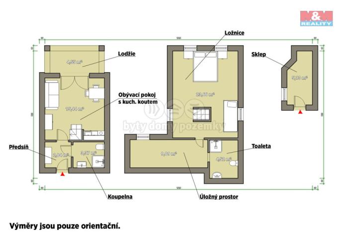 Prodej bytu 2+kk, Železná Ruda, 49 m2