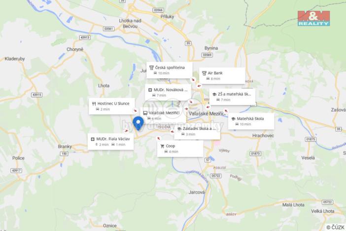 Prodej pozemku pro bydlení, Valašské Meziříčí - Poličná, 1082 m2