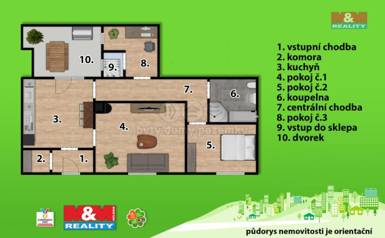 Prodej rodinného domu, Horní Jelení, Dvorská, 110 m2