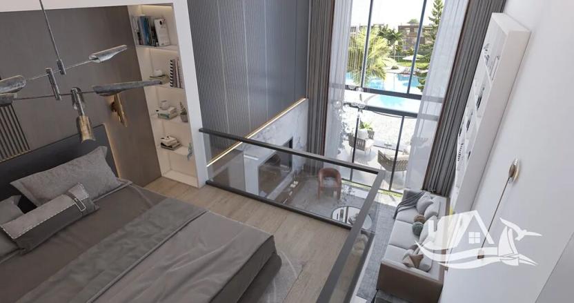 Prodej bytu 1+1, Trikomo, Kypr, 65 m2