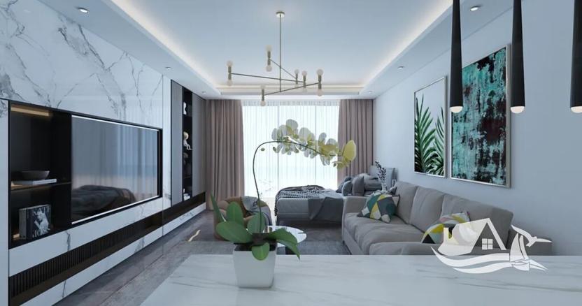 Prodej bytu 1+kk, Trikomo, Kypr, 45 m2