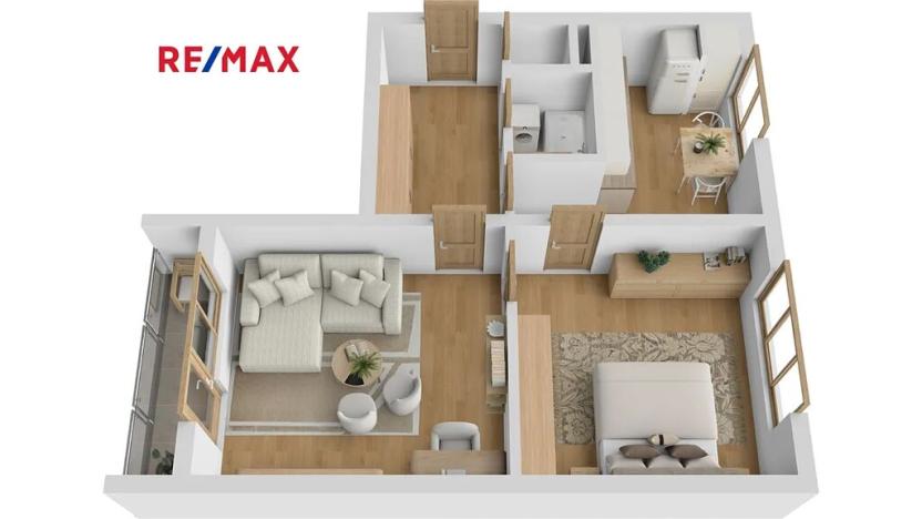 Prodej bytu 2+1, Praha - Záběhlice, Hvozdíková, 54 m2