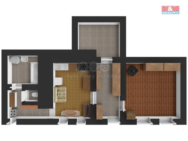 Prodej chalupy, Horosedly, 52 m2