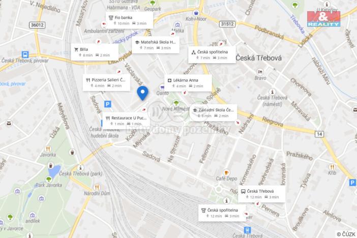 Prodej bytu 3+1, Česká Třebová, Trávník, 71 m2