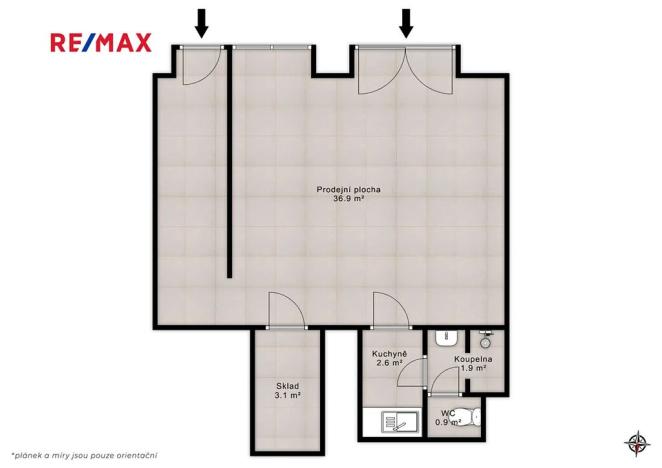 Prodej kanceláře, Praha - Vysočany, Novovysočanská, 45 m2