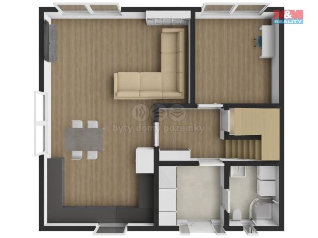 Prodej rodinného domu, Jindřichův Hradec - Jindřichův Hradec II, 9. května, 129 m2
