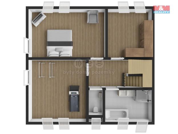 Prodej rodinného domu, Jindřichův Hradec - Jindřichův Hradec II, 9. května, 129 m2