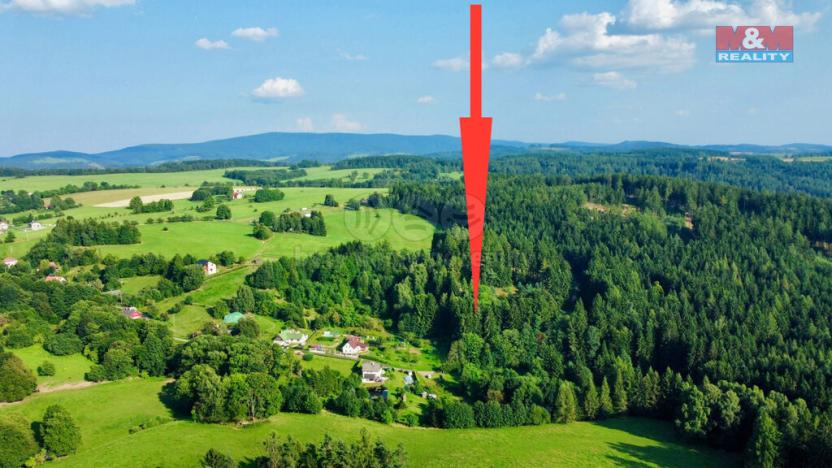 Prodej zahrady, Borová, 594 m2