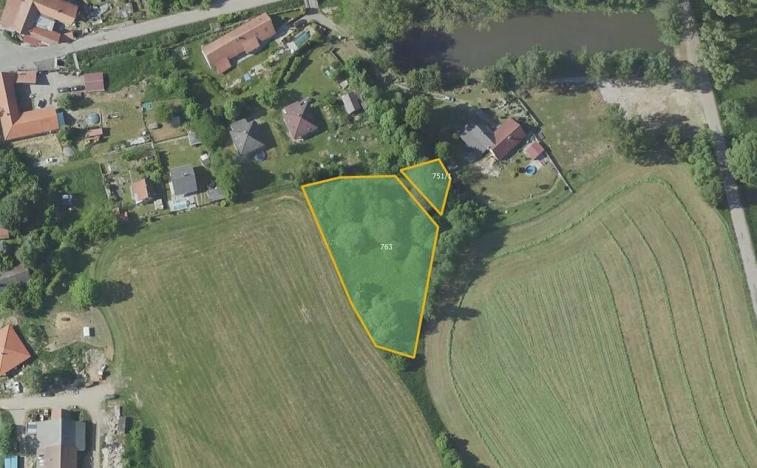 Prodej louky, Bystřice, 2525 m2
