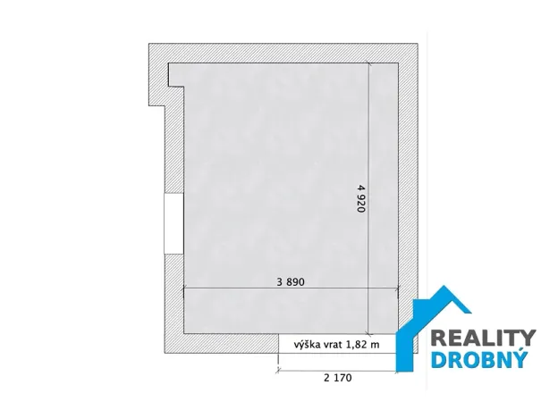 Pronájem garáže, Děčín, Bělská, 20 m2