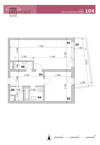 Prodej bytu 2+kk, Karlovy Vary, 60 m2