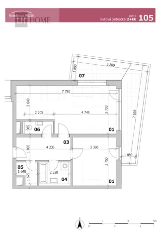 Prodej bytu 2+kk, Karlovy Vary, 60 m2