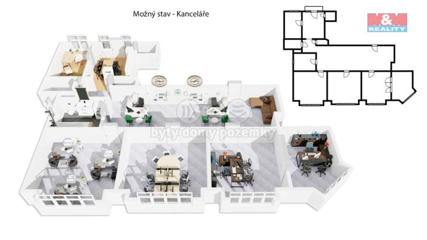 Prodej bytu 5+1, Praha - Holešovice, Heřmanova, 160 m2