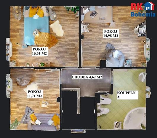 Prodej rodinného domu, Český Brod, Jungmannova, 122 m2