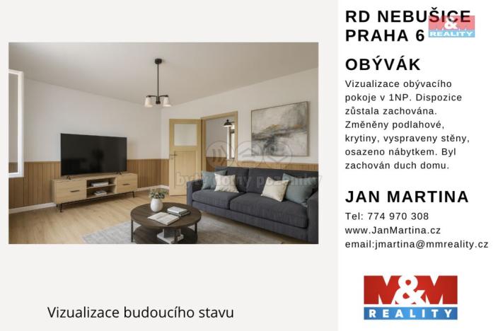 Prodej rodinného domu, Praha - Nebušice, Nebušická, 130 m2