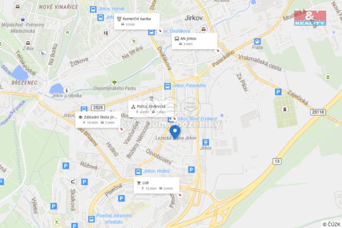 Pronájem bytu 2+1, Jirkov, Karla Čapka, 49 m2