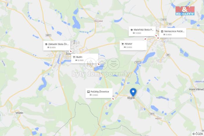 Prodej bytu 3+1, Stojčín, 76 m2