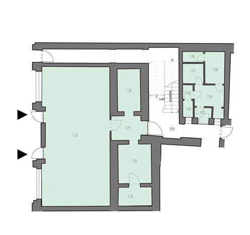 Prodej obchodního prostoru, Brno, Fryčajova, 127 m2
